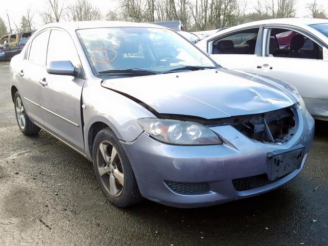 JM1BK12F361455308 - 2006 MAZDA 3 I GRAY photo 1