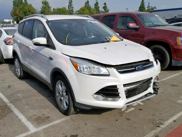 1FMCU9J96EUE44580 - 2014 FORD ESCAPE TIT WHITE photo 1