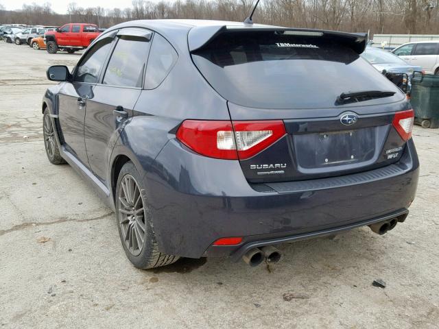 JF1GR7E64BG832144 - 2011 SUBARU IMPREZA WR GRAY photo 3