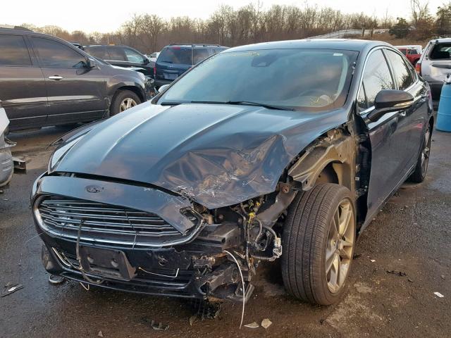 3FA6P0D99ER223584 - 2014 FORD FUSION TIT BLACK photo 2