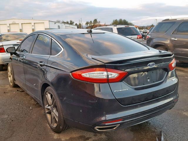 3FA6P0D99ER223584 - 2014 FORD FUSION TIT BLACK photo 3