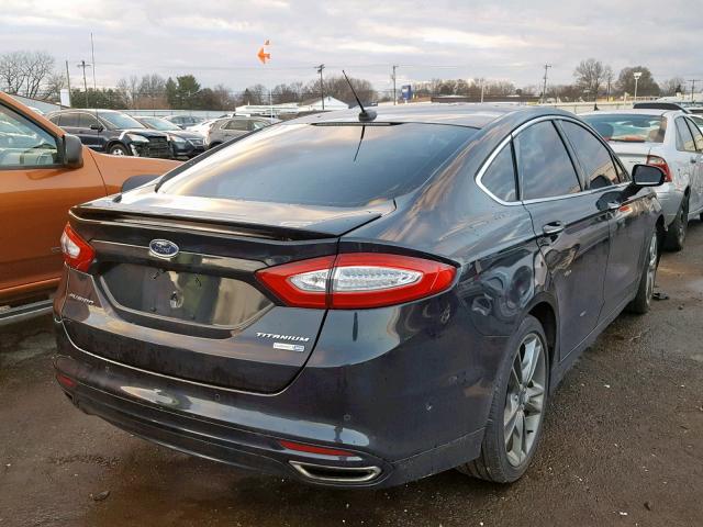 3FA6P0D99ER223584 - 2014 FORD FUSION TIT BLACK photo 4