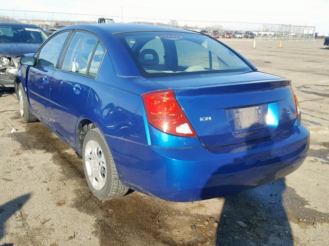1G8AJ52F35Z177915 - 2005 SATURN ION LEVEL BLUE photo 3