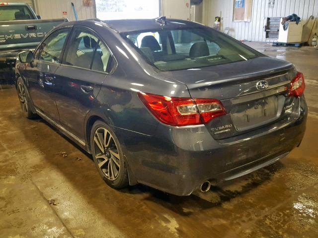 4S3BNAS62H3018172 - 2017 SUBARU LEGACY SPO BLUE photo 3