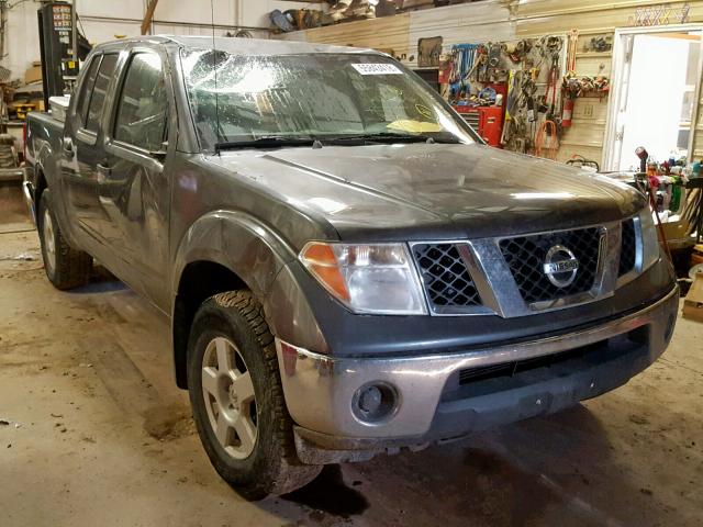 1N6AD07W55C414963 - 2005 NISSAN FRONTIER C GRAY photo 1