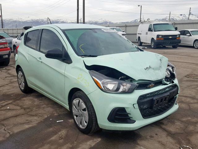 KL8CB6SA8HC741516 - 2017 CHEVROLET SPARK LS GREEN photo 1