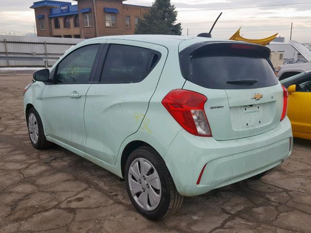 KL8CB6SA8HC741516 - 2017 CHEVROLET SPARK LS GREEN photo 3