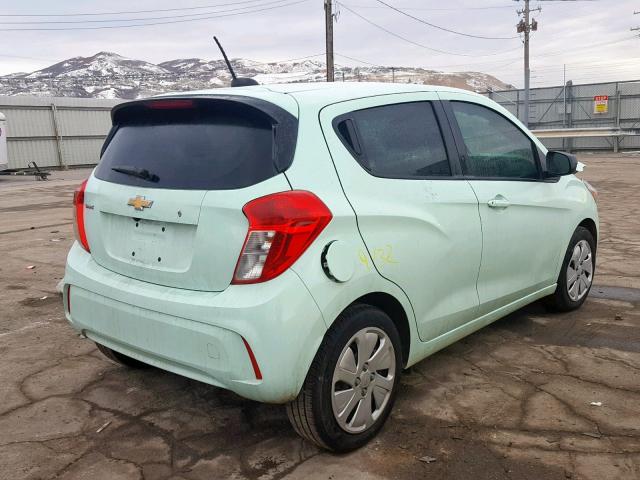 KL8CB6SA8HC741516 - 2017 CHEVROLET SPARK LS GREEN photo 4