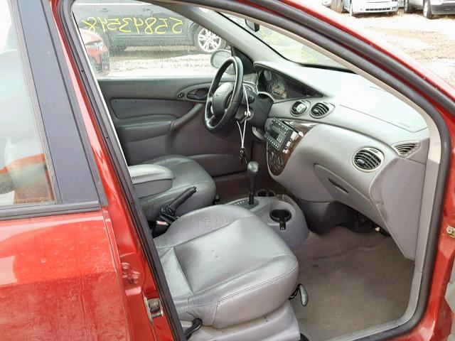 1FAFP38391W116257 - 2001 FORD FOCUS ZTS RED photo 5