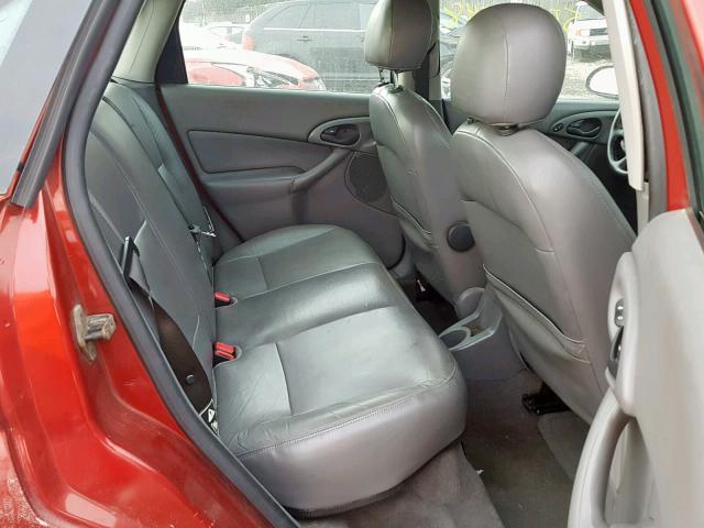 1FAFP38391W116257 - 2001 FORD FOCUS ZTS RED photo 6