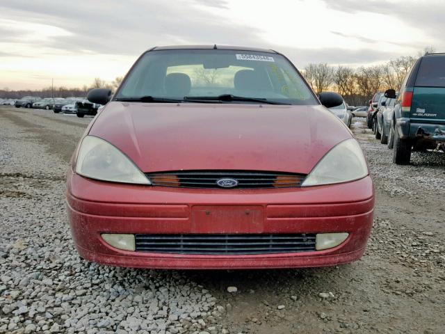1FAFP38391W116257 - 2001 FORD FOCUS ZTS RED photo 9