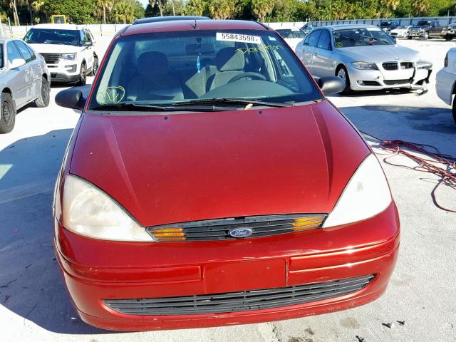 1FAFP33P01W127254 - 2001 FORD FOCUS LX RED photo 9