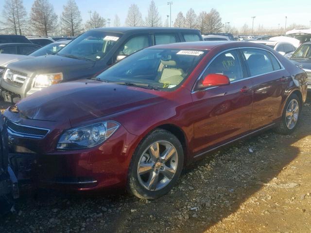 1G1ZD5E1XBF152211 - 2011 CHEVROLET MALIBU 2LT RED photo 2