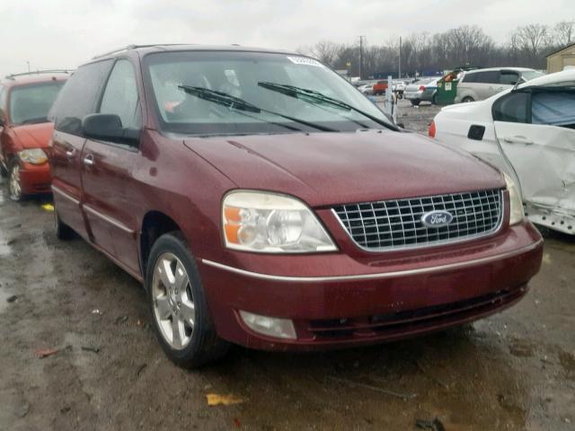 2FMDA58296BA43725 - 2006 FORD FREESTAR L RED photo 1