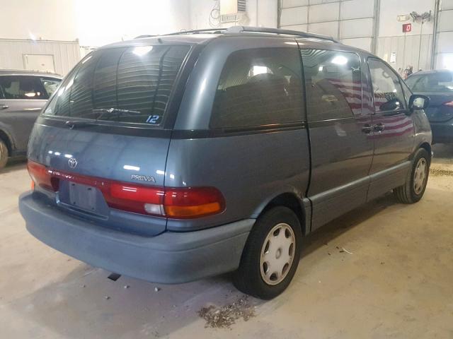 JT3AC12R8P1059478 - 1993 TOYOTA PREVIA LE BLUE photo 4