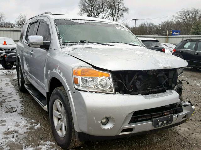 5N1AA0NC7CN616205 - 2012 NISSAN ARMADA SV SILVER photo 1