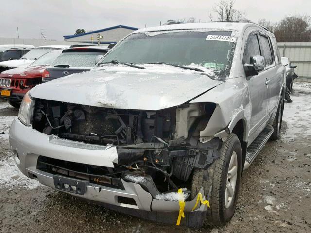 5N1AA0NC7CN616205 - 2012 NISSAN ARMADA SV SILVER photo 2