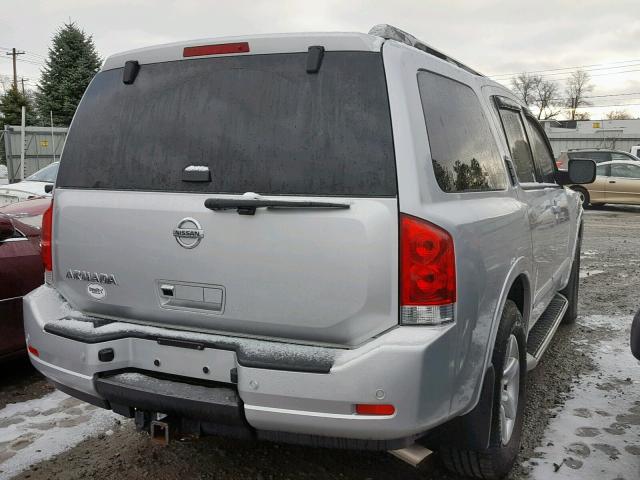 5N1AA0NC7CN616205 - 2012 NISSAN ARMADA SV SILVER photo 4