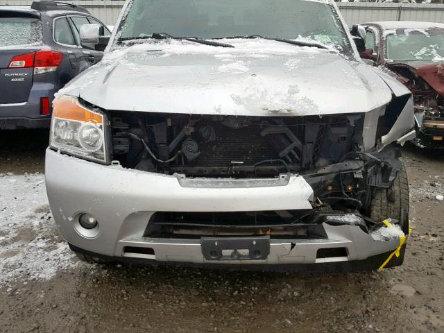 5N1AA0NC7CN616205 - 2012 NISSAN ARMADA SV SILVER photo 7