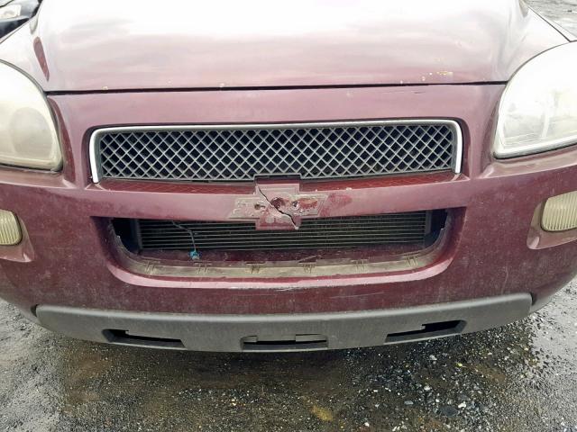 1GNDV23L06D113282 - 2006 CHEVROLET UPLANDER L BURGUNDY photo 9