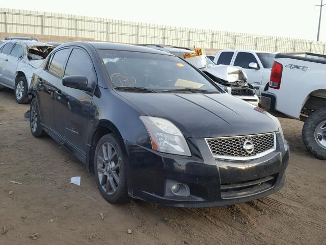 3N1CB6AP9CL730599 - 2012 NISSAN SENTRA SE- BLACK photo 1