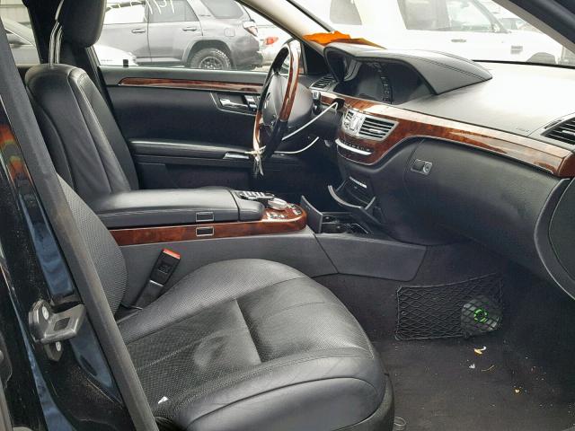 WDDNG71X48A228830 - 2008 MERCEDES-BENZ S 550 BLACK photo 5