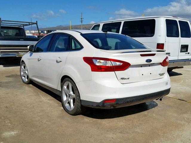 1FADP3J29EL211000 - 2014 FORD FOCUS TITA WHITE photo 3