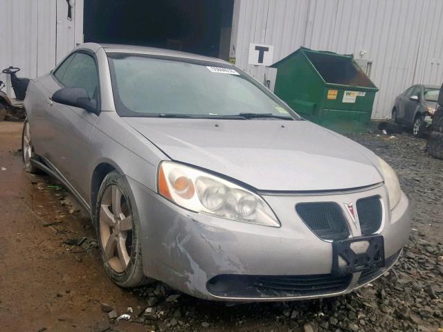 1G2ZH361074258785 - 2007 PONTIAC G6 GT SILVER photo 1