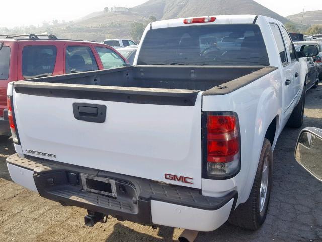 2GTEC638781155811 - 2008 GMC NEW SIERRA WHITE photo 4