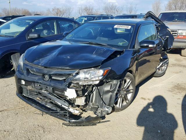 JTKJF5C73C3038438 - 2012 TOYOTA SCION TC შავი ფოტო 2