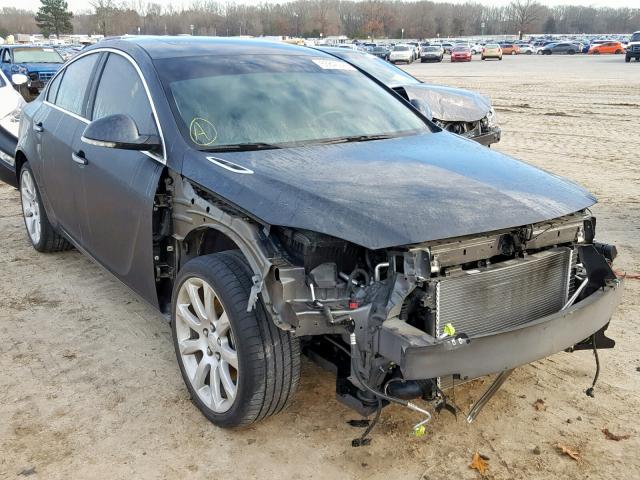 2G4GU5GV9D9129962 - 2013 BUICK REGAL PREM CHARCOAL photo 1