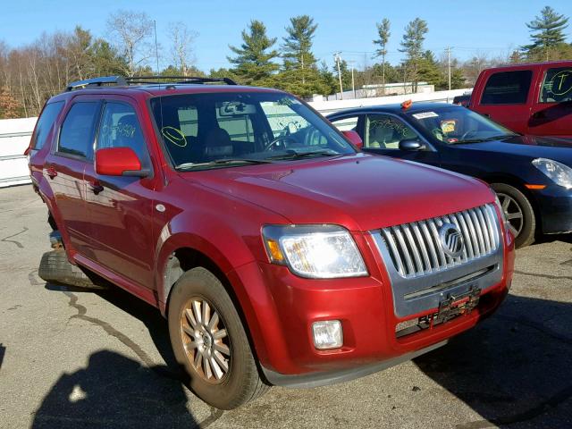 4M2CU87789KJ05268 - 2009 MERCURY MARINER PR RED photo 1