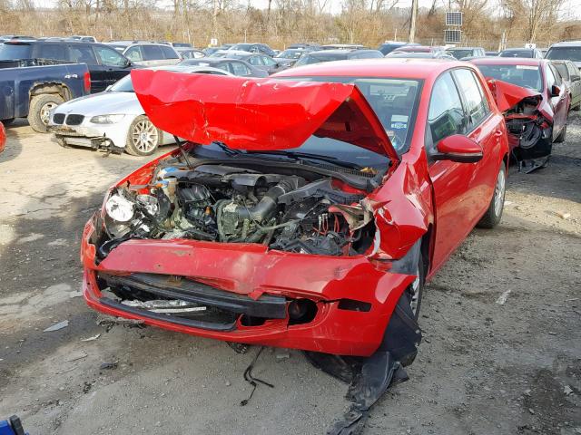 WVWDB7AJ6AW269730 - 2010 VOLKSWAGEN GOLF 红色 照片 2