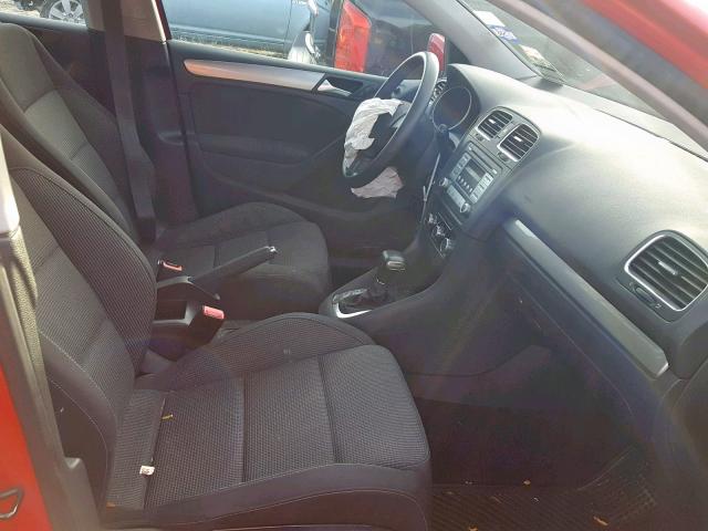 WVWDB7AJ6AW269730 - 2010 VOLKSWAGEN GOLF 红色 照片 5