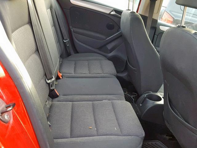 WVWDB7AJ6AW269730 - 2010 VOLKSWAGEN GOLF 红色 照片 6
