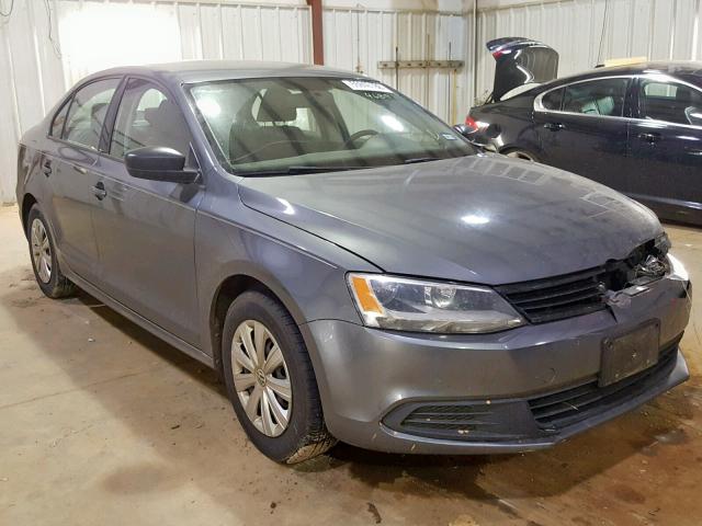 3VW2K7AJ3EM294689 - 2014 VOLKSWAGEN JETTA BASE Գրաֆիտ լուսանկար 1