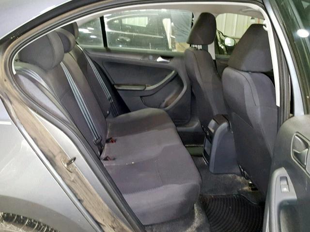 3VW2K7AJ3EM294689 - 2014 VOLKSWAGEN JETTA BASE Գրաֆիտ լուսանկար 6