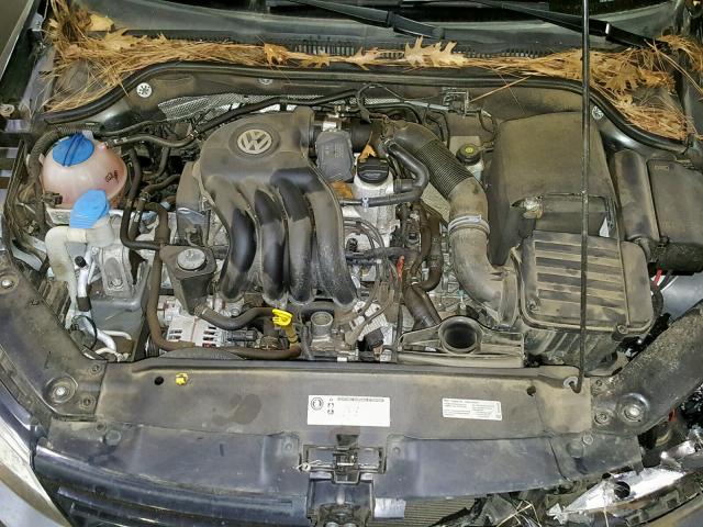 3VW2K7AJ3EM294689 - 2014 VOLKSWAGEN JETTA BASE Գրաֆիտ լուսանկար 7