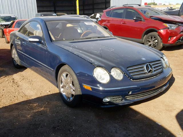 WDBPJ75J05A044618 - 2005 MERCEDES-BENZ CL 500 BLUE photo 1