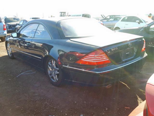 WDBPJ75J05A044618 - 2005 MERCEDES-BENZ CL 500 BLUE photo 3