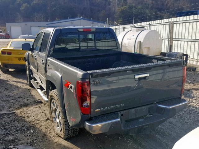 1GCHTDFPXC8145932 - 2012 CHEVROLET COLORADO L GRAY photo 3