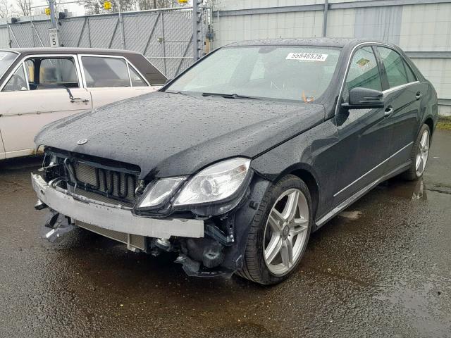 WDDHF5KB0CA642641 - 2012 MERCEDES-BENZ E 350 BLACK photo 2