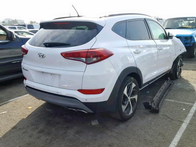 KM8J33A26HU570601 - 2017 HYUNDAI TUCSON LIM WHITE photo 4