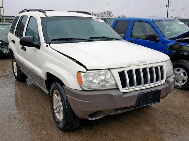 1J4GW48S84C413776 - 2004 JEEP GRAND CHER WHITE photo 1