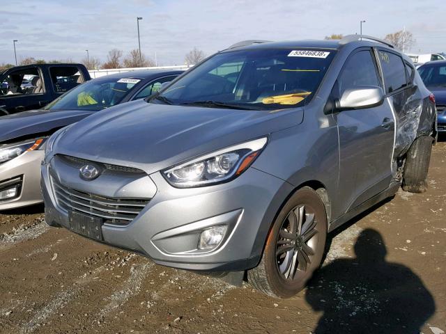 KM8JU3AG0FU996158 - 2015 HYUNDAI TUCSON LIM GRAY photo 2