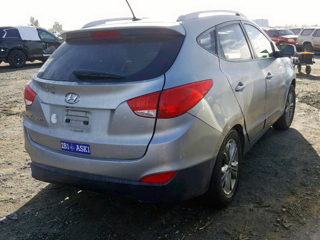 KM8JU3AG0FU996158 - 2015 HYUNDAI TUCSON LIM GRAY photo 4