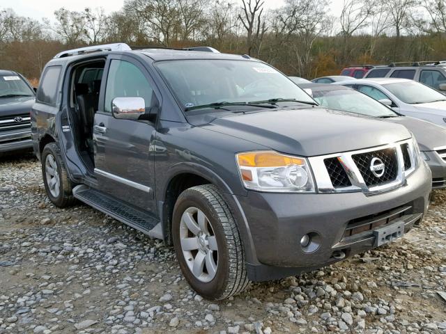 5N1BA0ND7BN606592 - 2011 NISSAN ARMADA SV GRAY photo 1