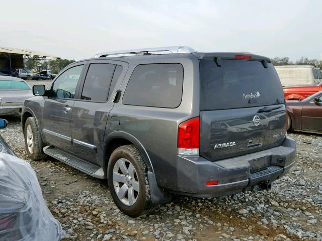 5N1BA0ND7BN606592 - 2011 NISSAN ARMADA SV GRAY photo 3