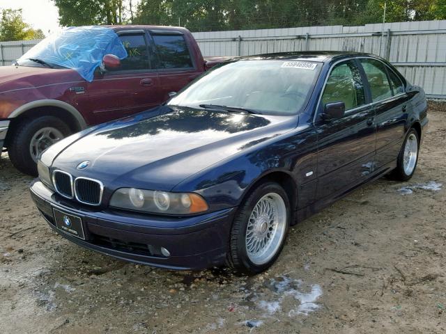 WBADT43491GF55990 - 2001 BMW 525 I AUTO BLUE photo 2