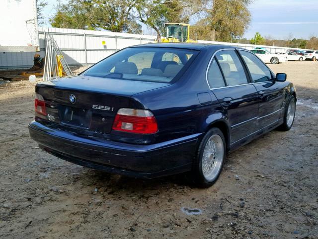 WBADT43491GF55990 - 2001 BMW 525 I AUTO BLUE photo 4